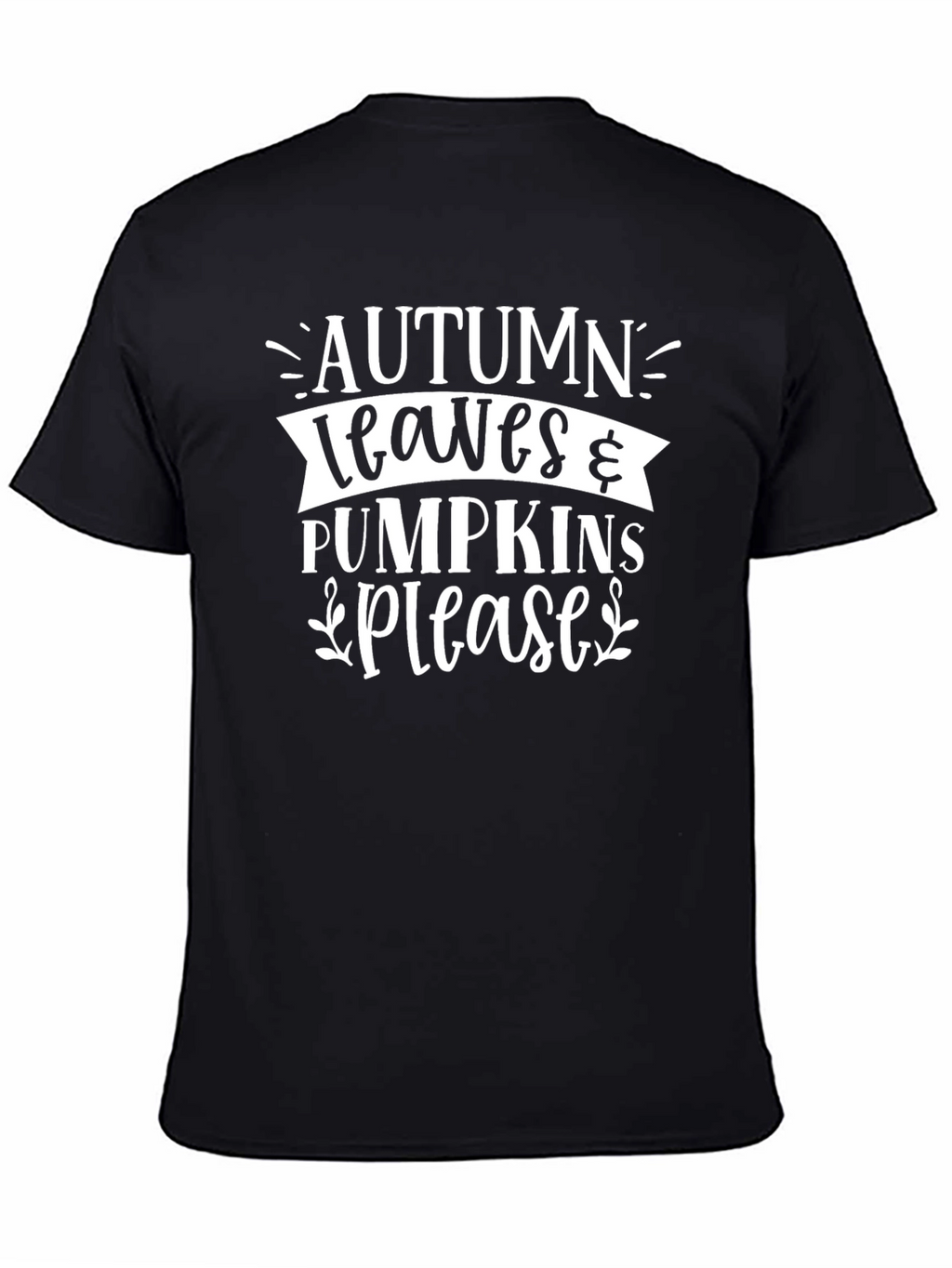Autumn Leaves & Pumpkins Please T-Shirt