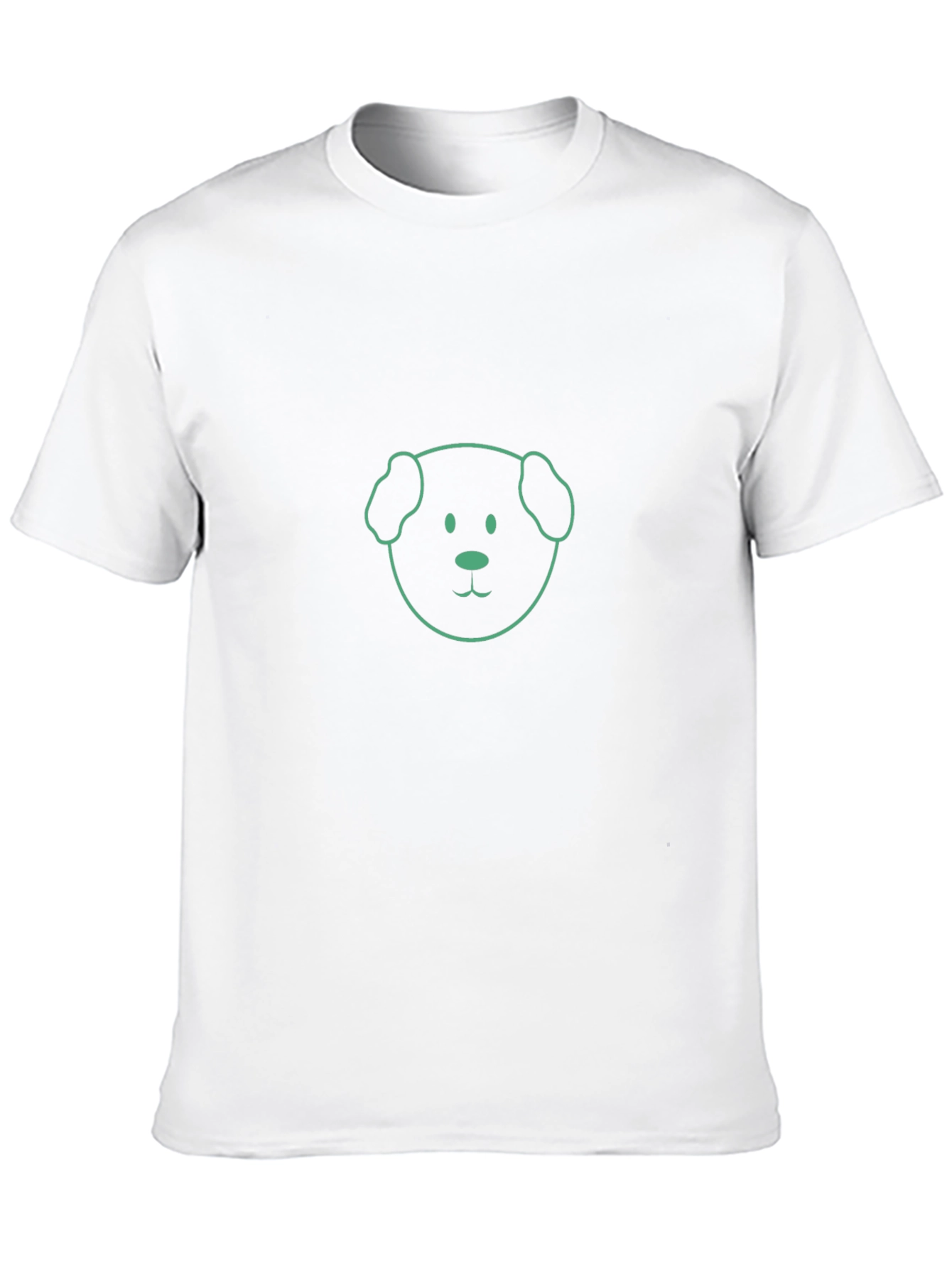 Dog Graphic Tee - Casual Black T-Shirt