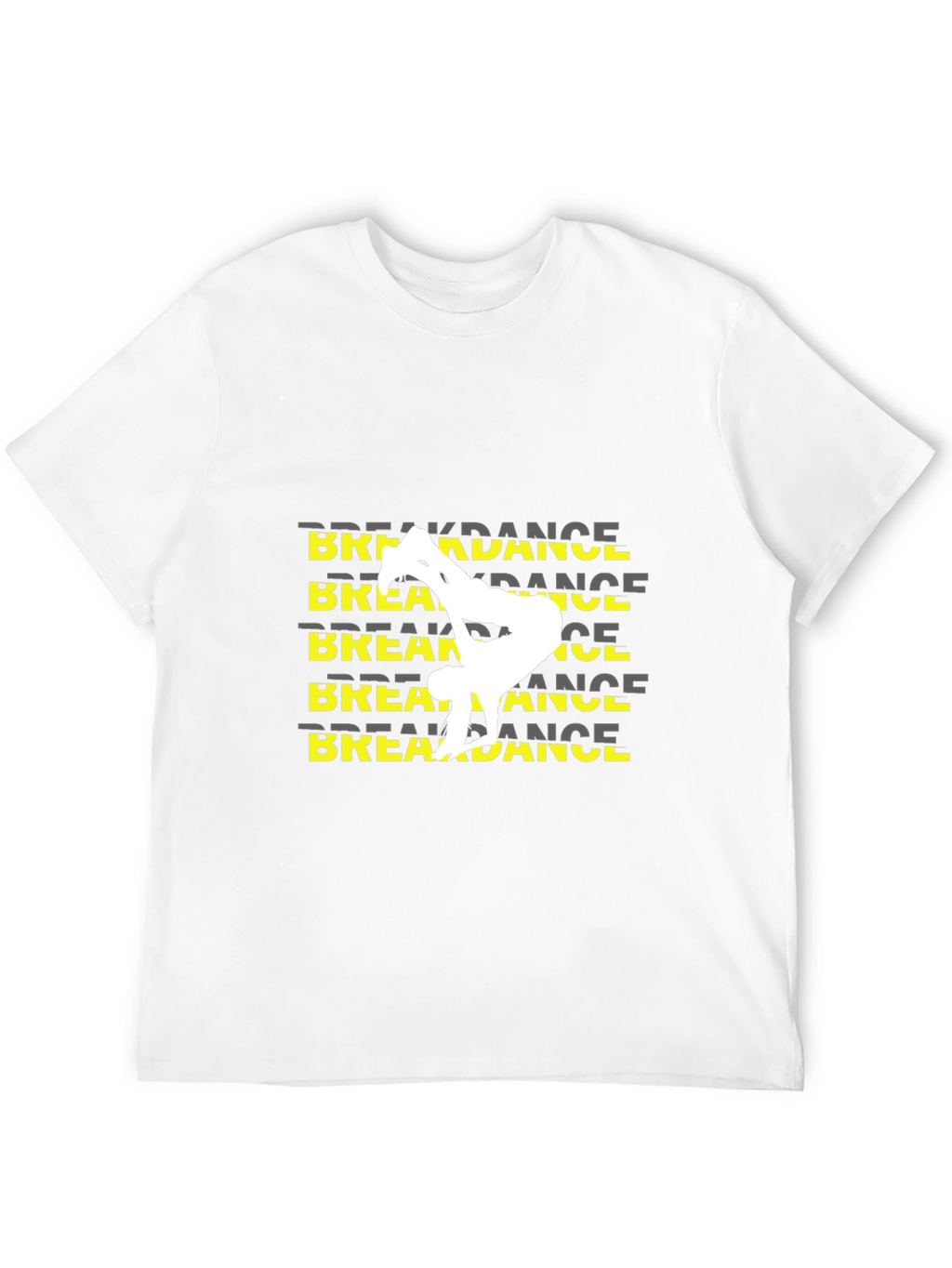 Black Breakdance Graphic T-Shirt
