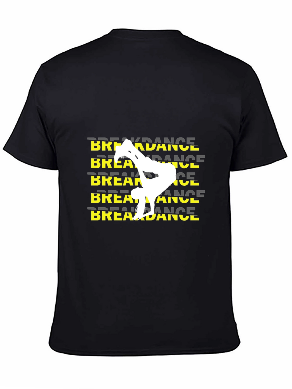 Black Breakdance Graphic T-Shirt