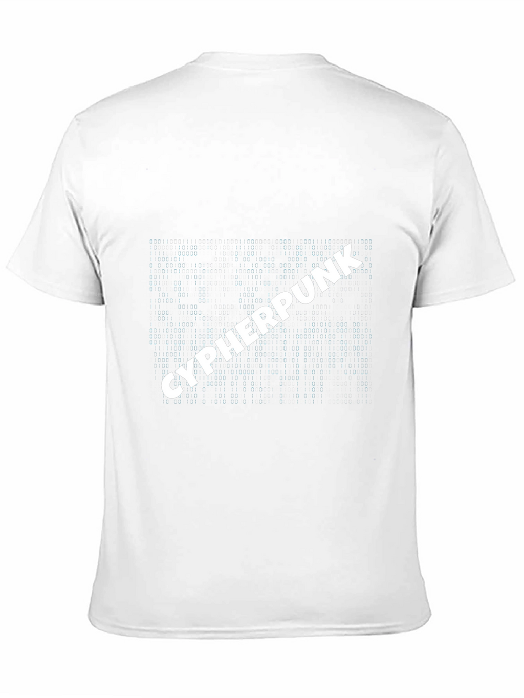 Cyberpunk Style T-Shirt: Matrix Code Design