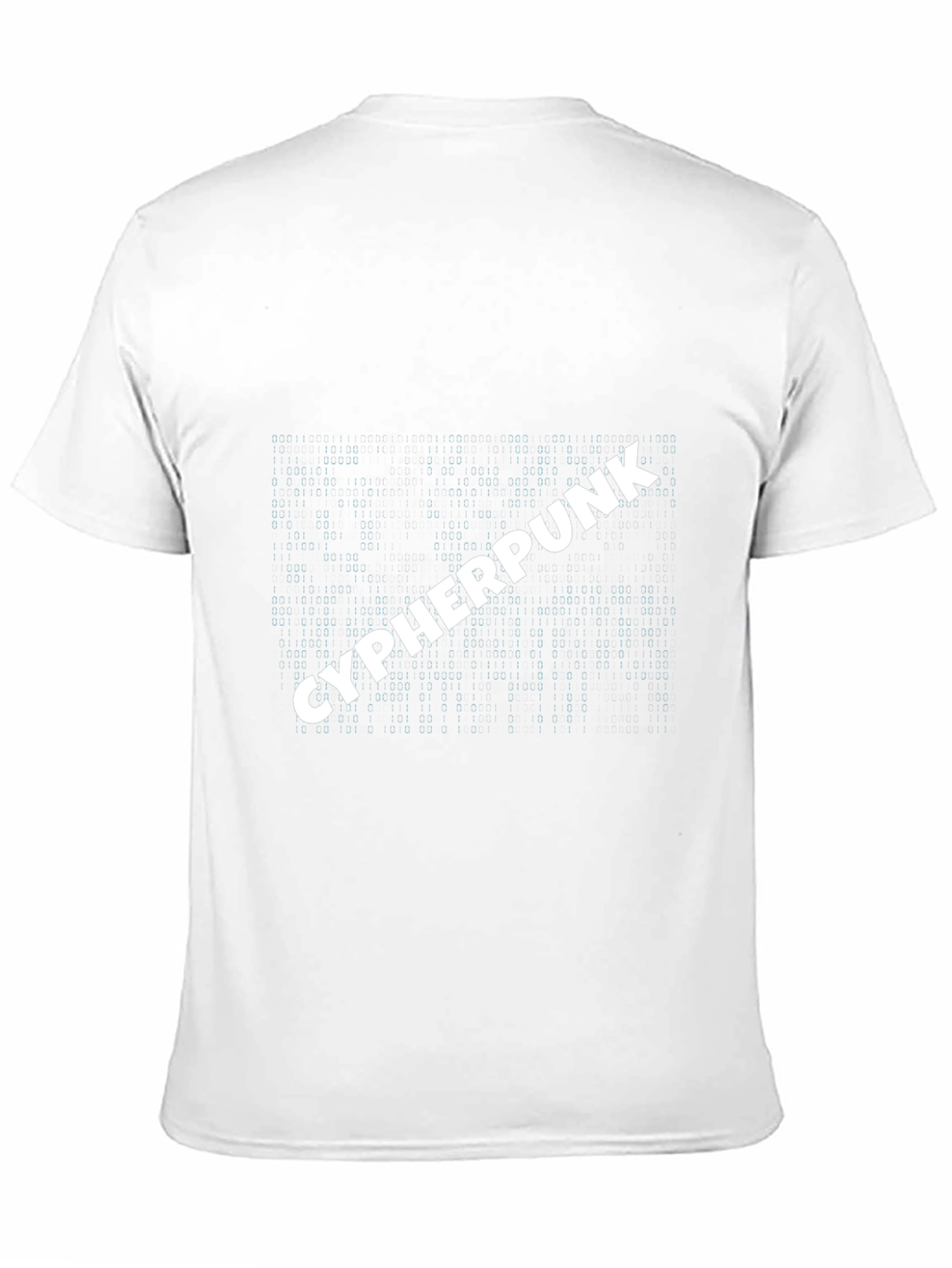 Cyberpunk Style T-Shirt: Matrix Code Design