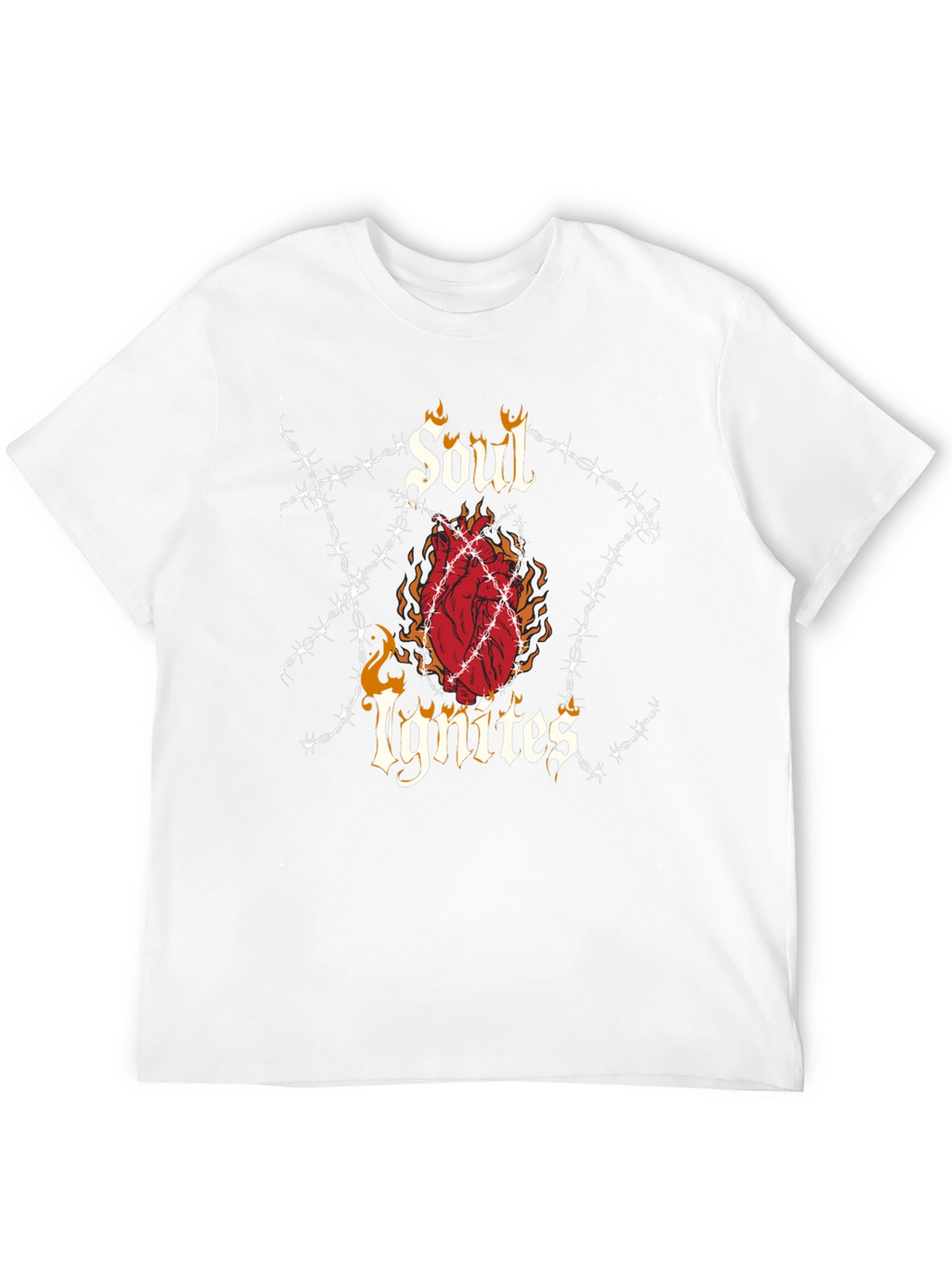 Soul Ignites Graphic Tee - Edgy Style