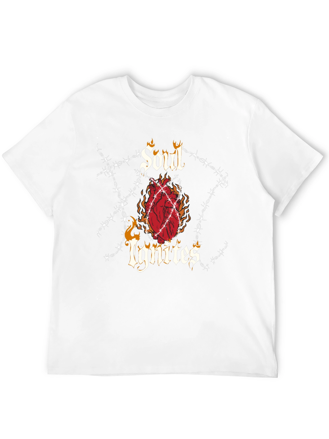 Soul Ignites Graphic Tee - Edgy Style