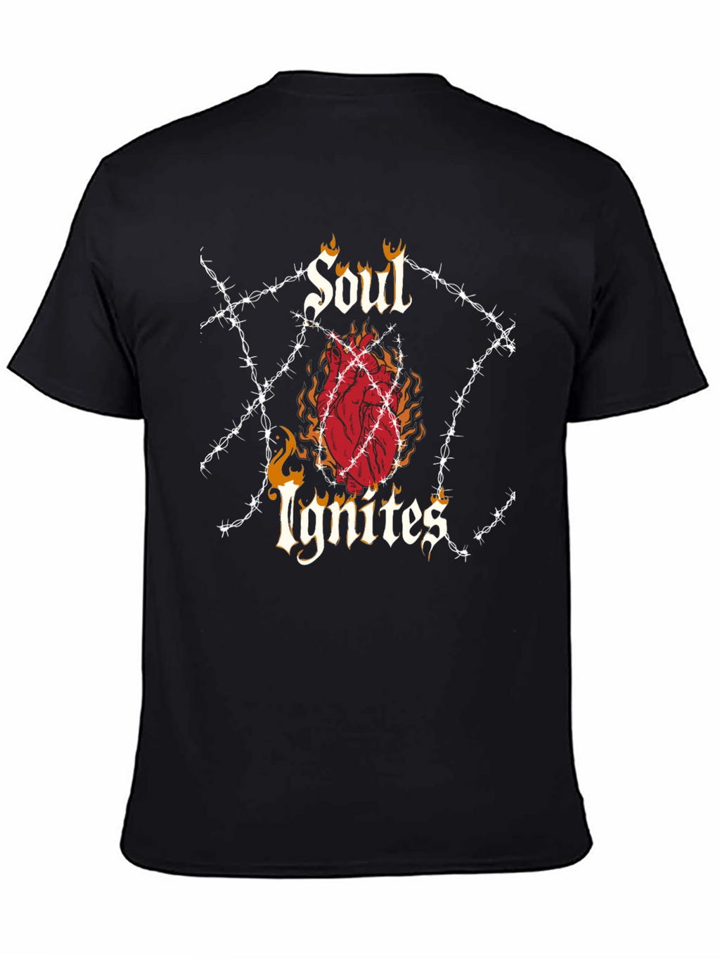 Soul Ignites Graphic Tee - Edgy Style