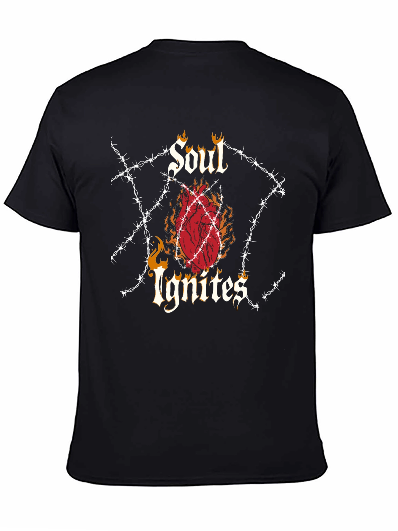Soul Ignites Graphic Tee - Edgy Style