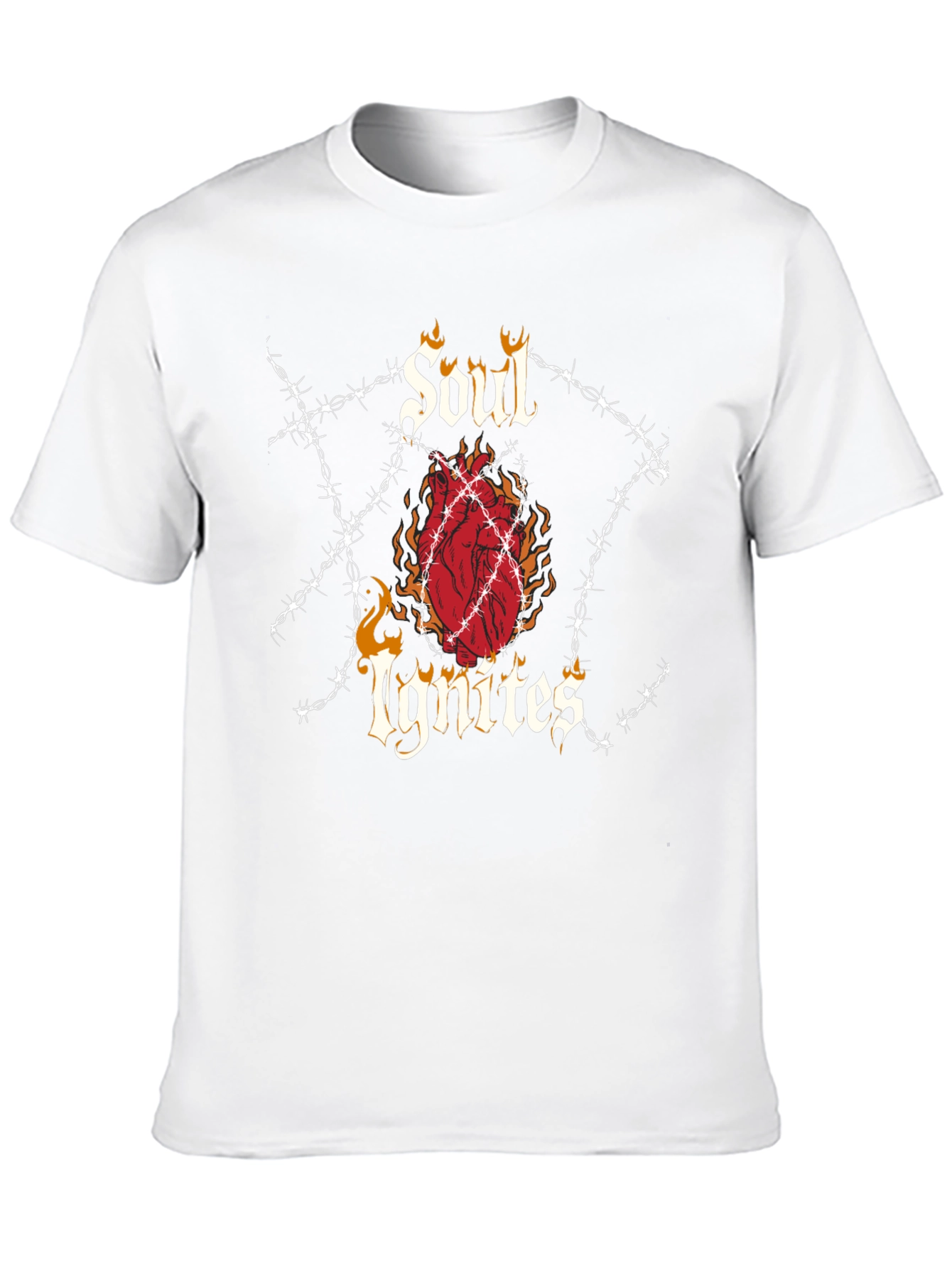 Soul Ignites Graphic Tee - Edgy Style