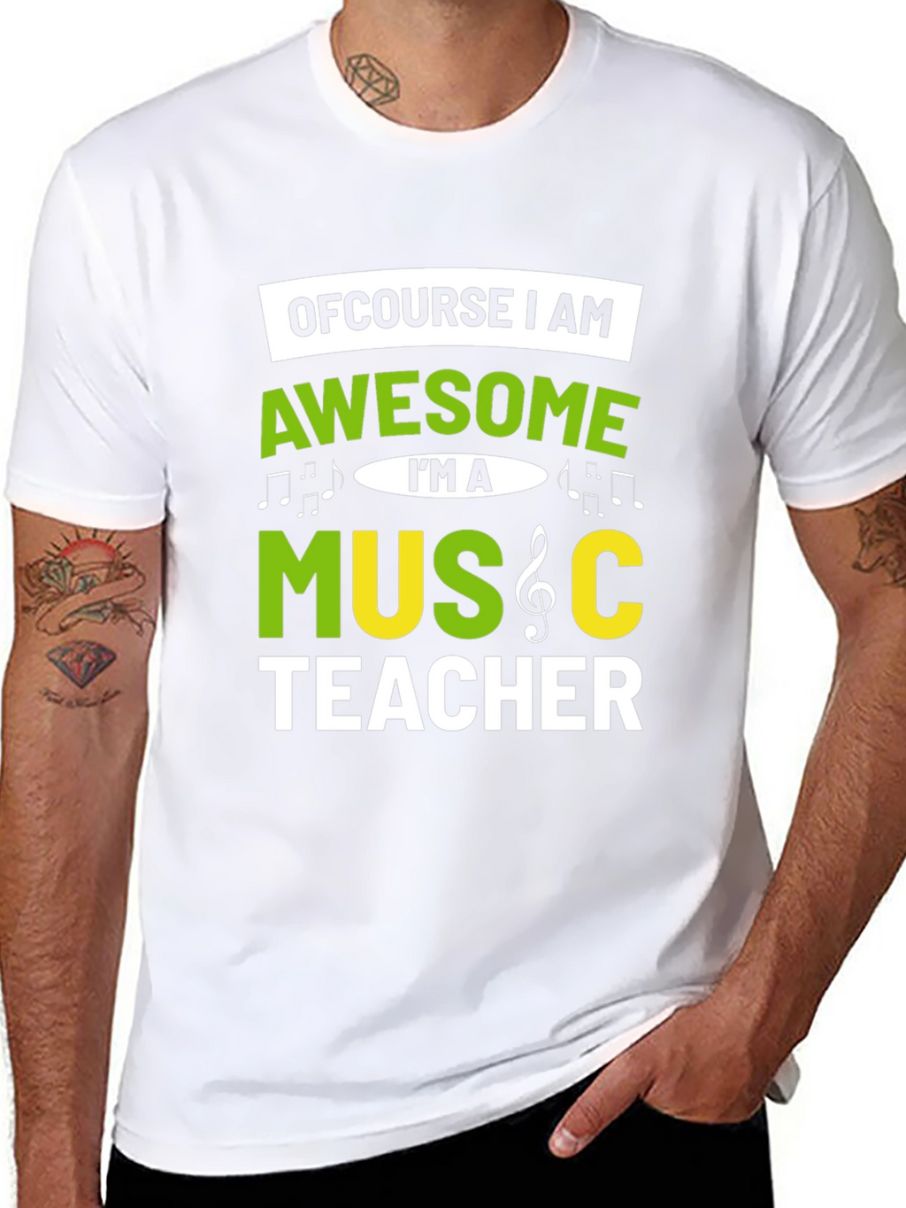 Awesome Music Teacher T-Shirt