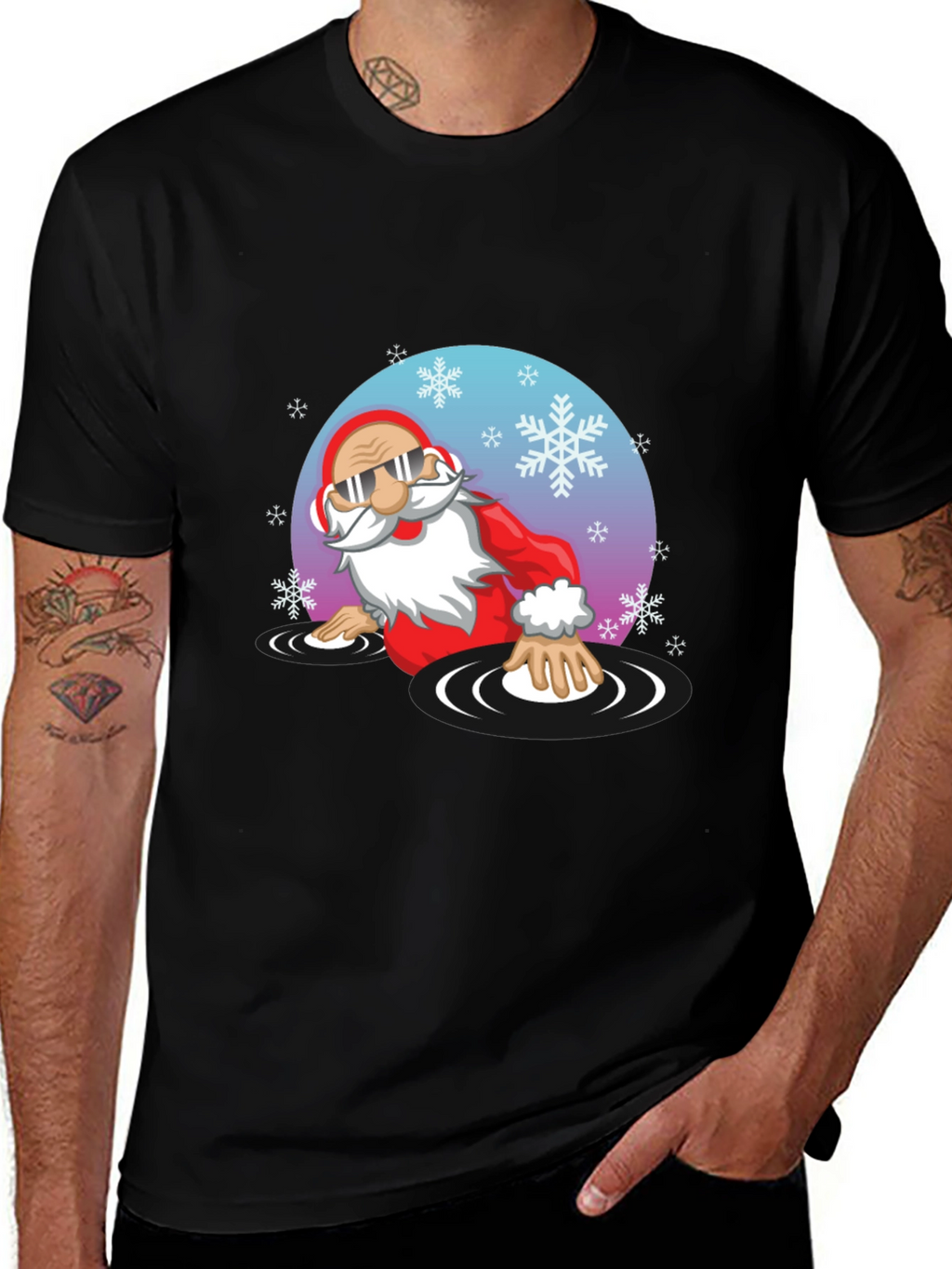 DJ Santa T-Shirt - Christmas Party