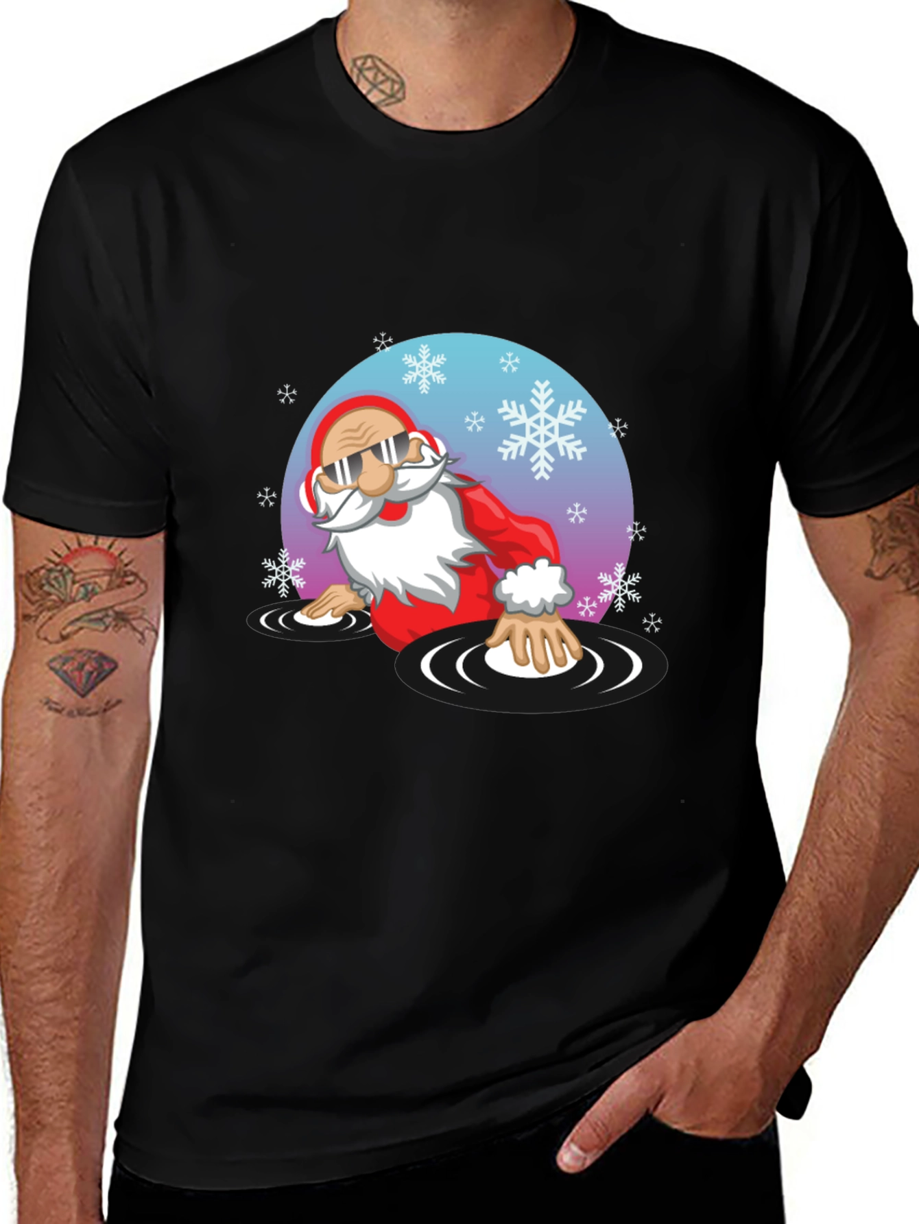 DJ Santa T-Shirt - Christmas Party