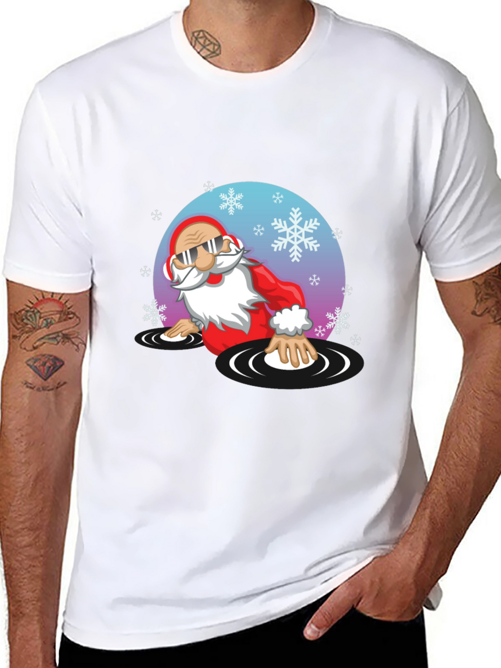 DJ Santa T-Shirt - Christmas Party