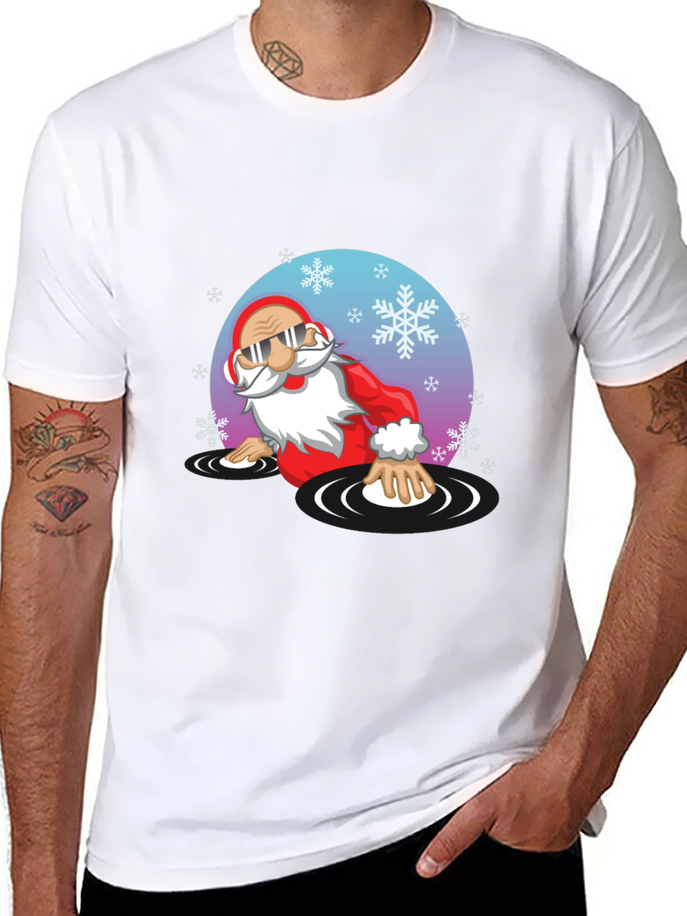 DJ Santa T-Shirt - Christmas Party
