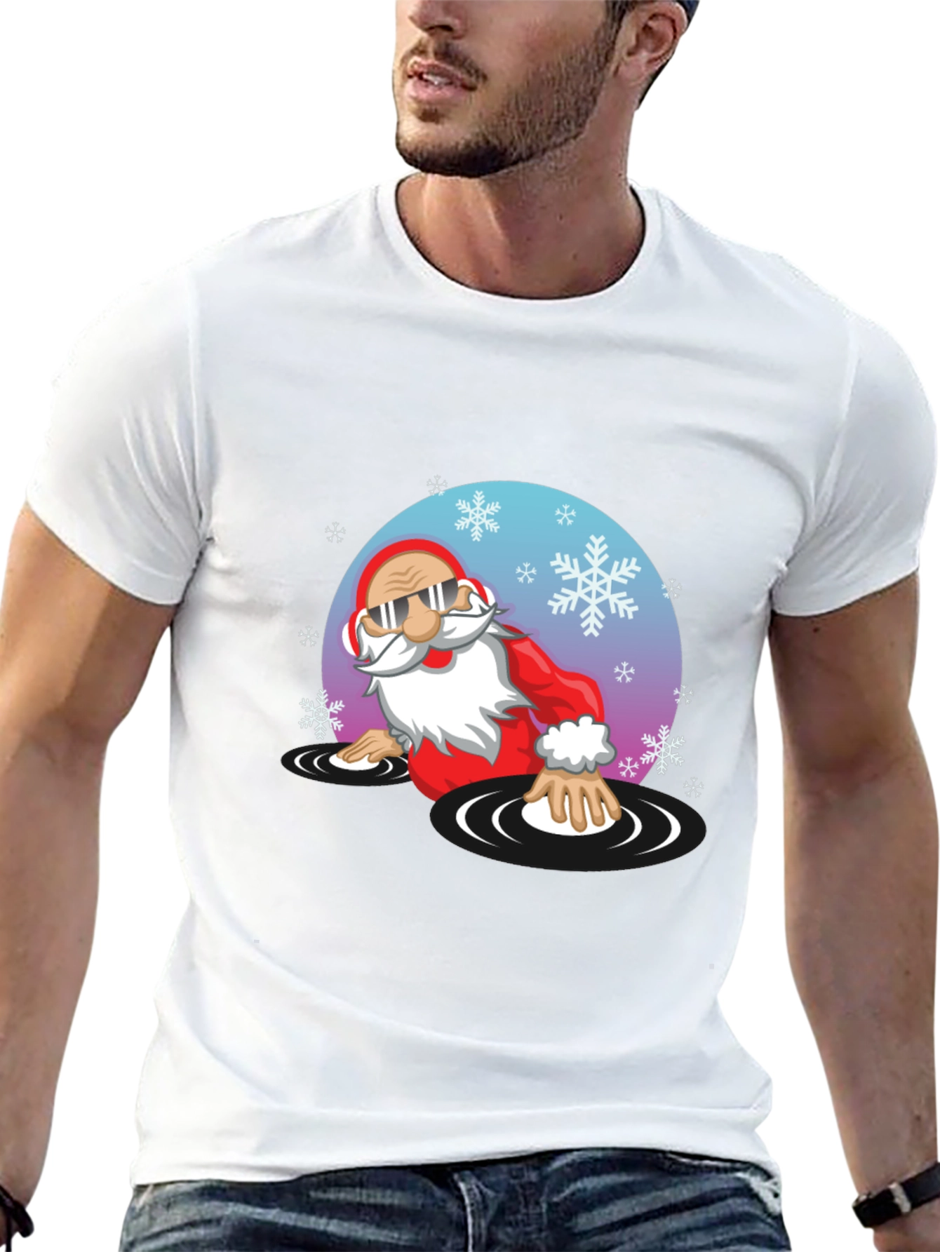 DJ Santa T-Shirt - Christmas Party