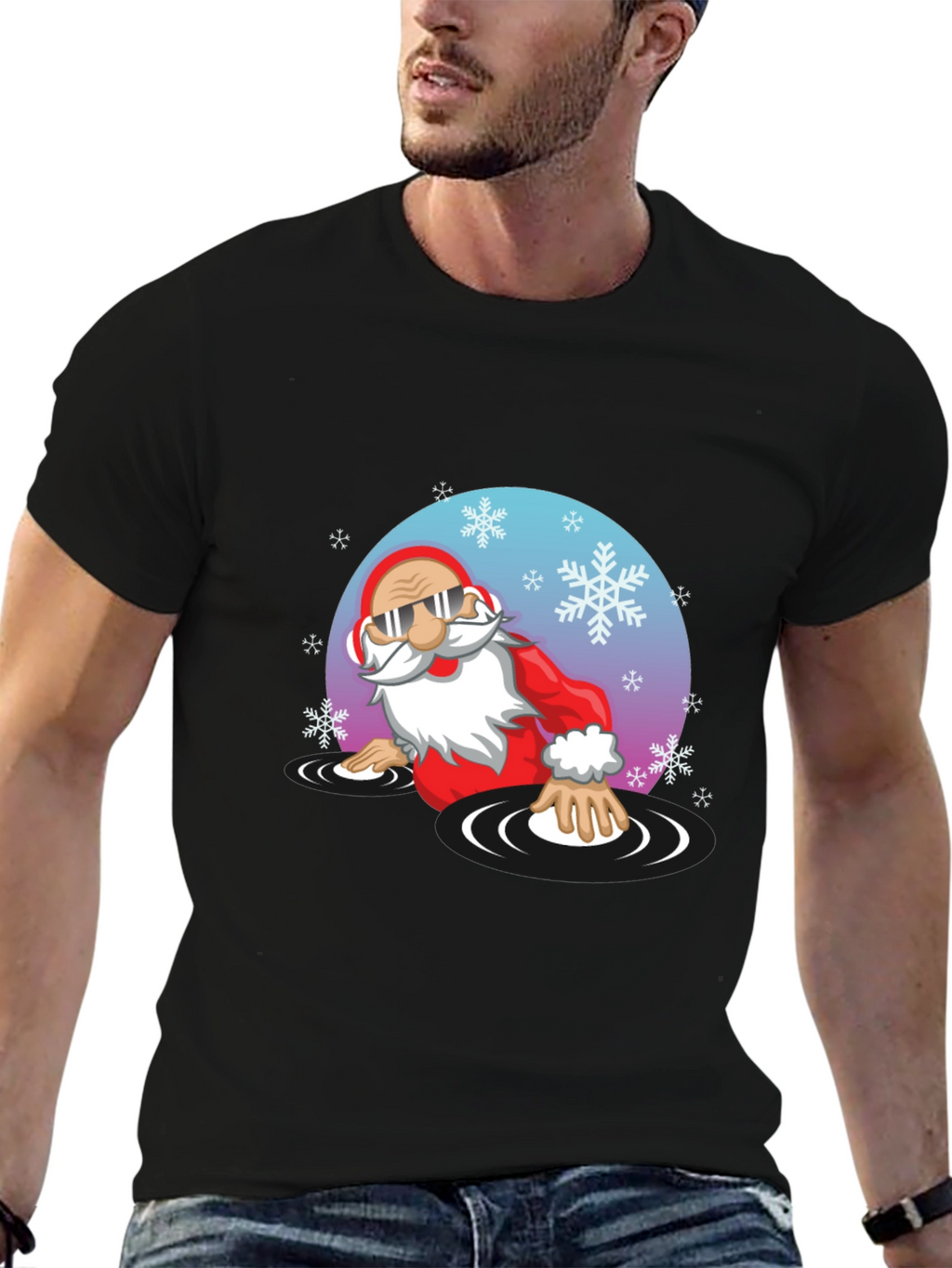 DJ Santa T-Shirt - Christmas Party