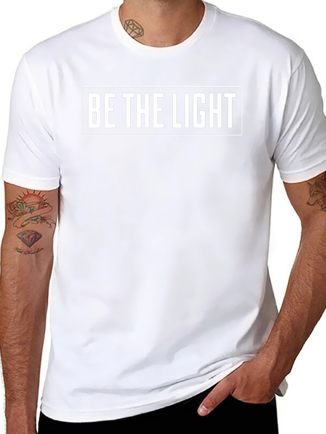 Be The Light Graphic Tee - Stylish and Inspiring!