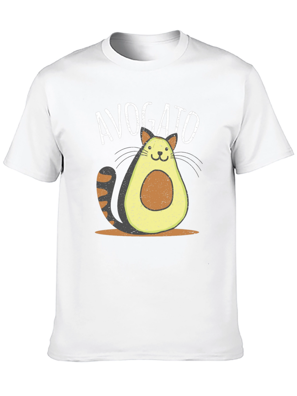Avogato Funny Cat Avocado T-Shirt