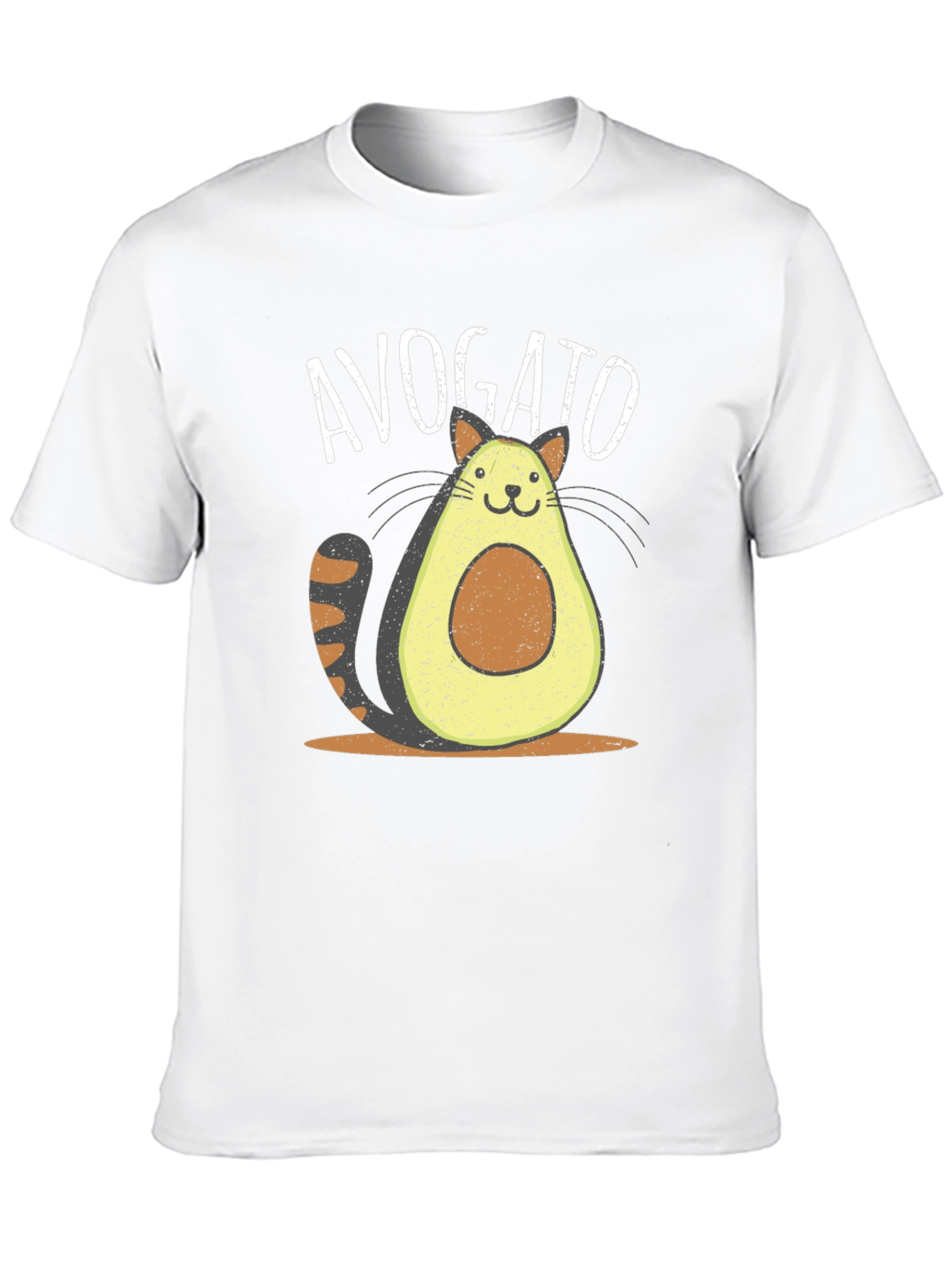 Avogato Funny Cat Avocado T-Shirt