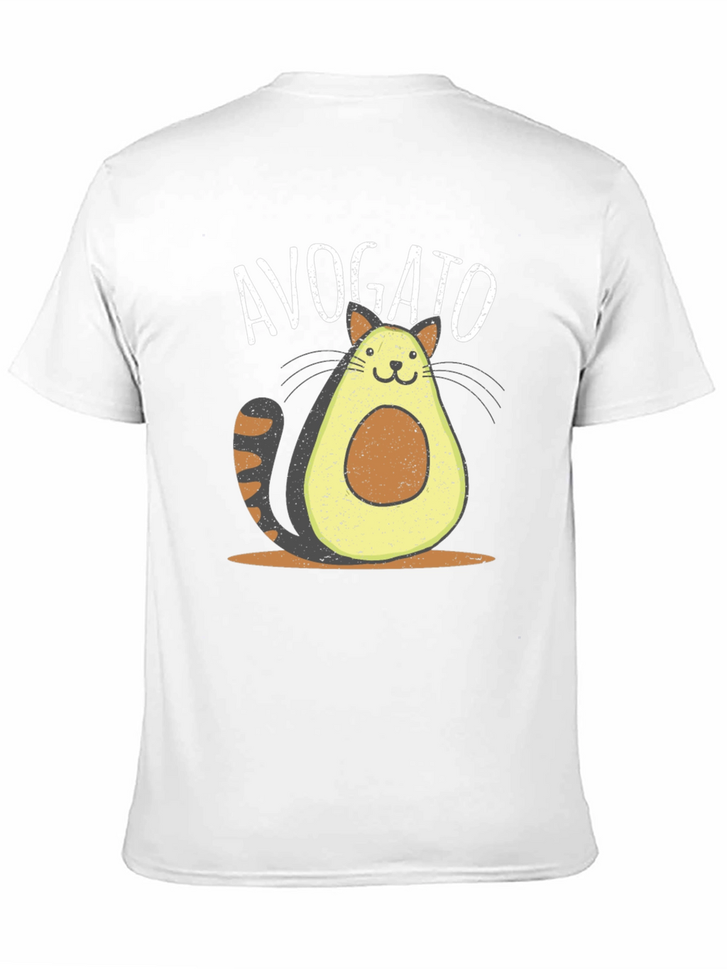 Avogato Funny Cat Avocado T-Shirt
