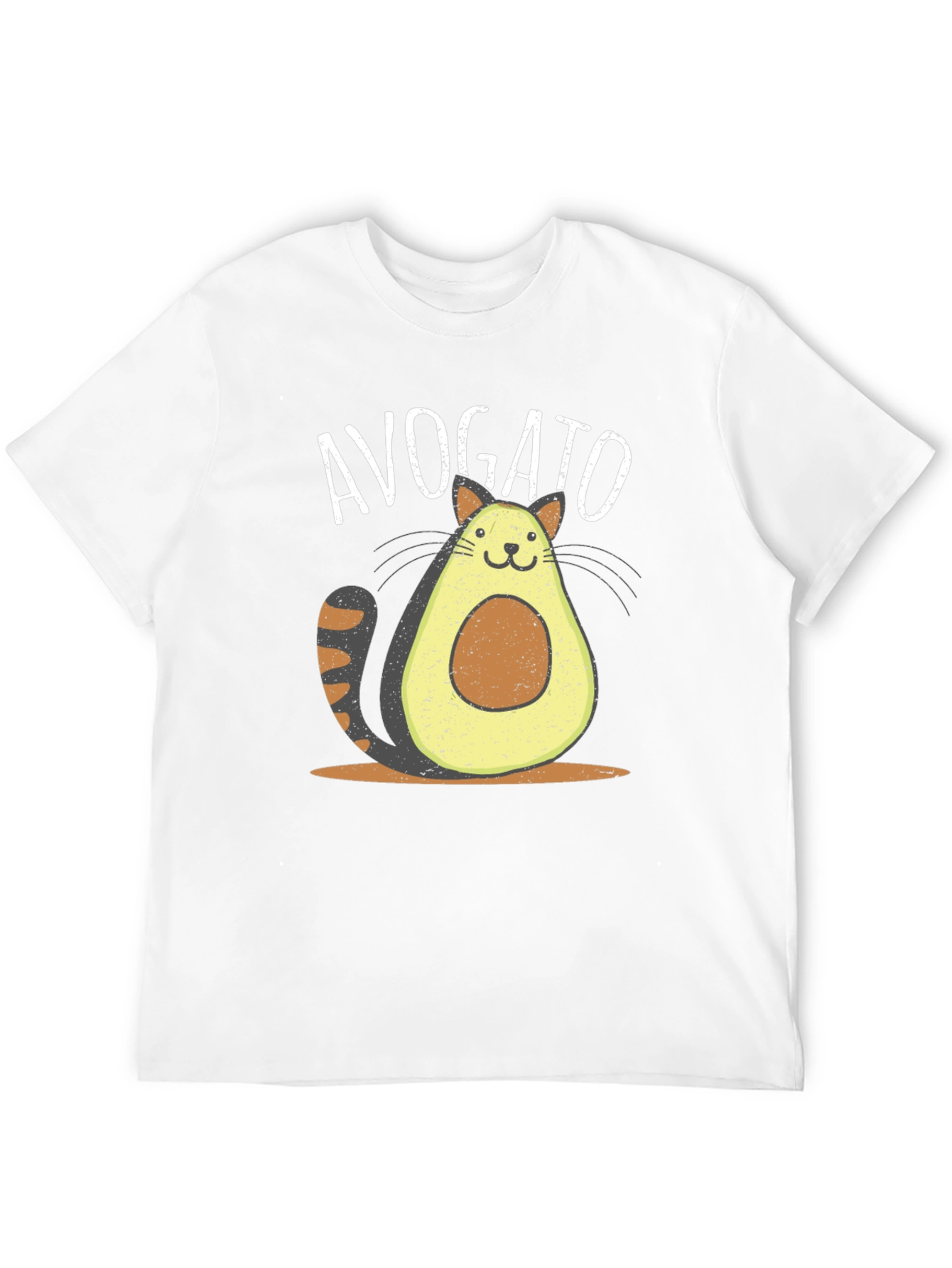 Avogato Funny Cat Avocado T-Shirt