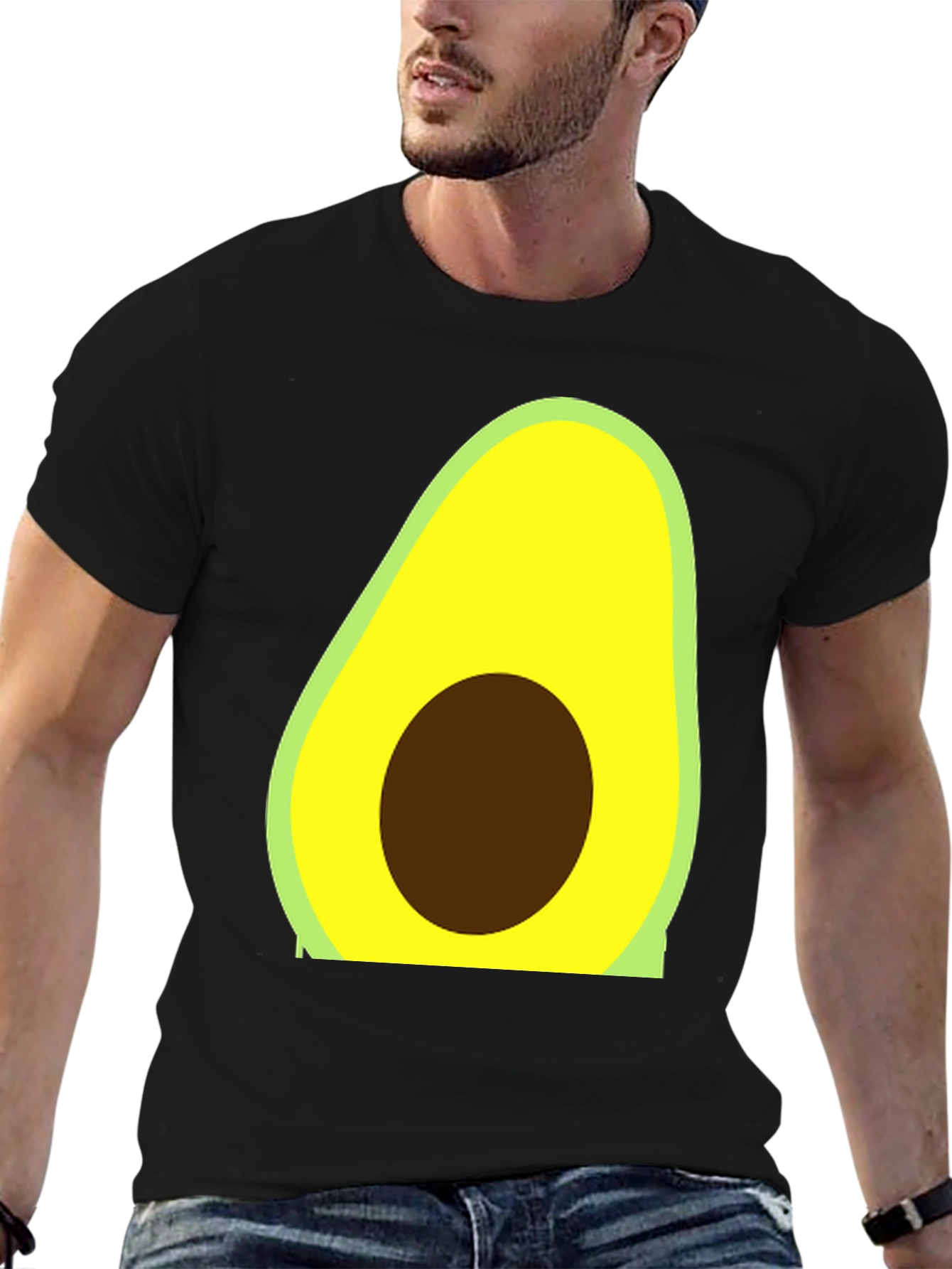 Avocado Graphic Tee - Trendy Casual Style