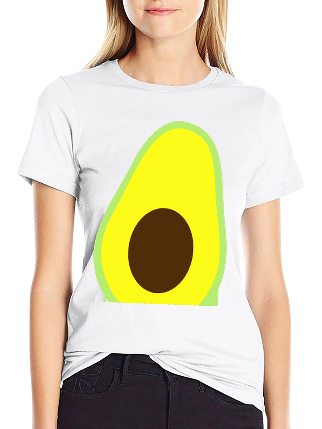 Avocado Graphic Tee - Trendy Casual Style