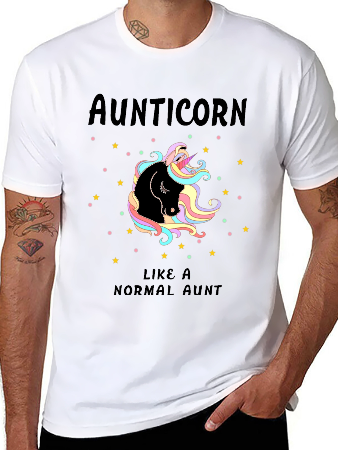 Aunticorn T-Shirt - Like A Normal Aunt