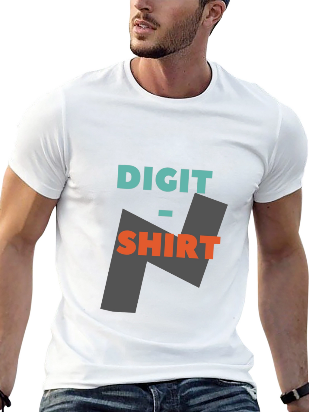 Digit-Shirt Graphic Tee - Modern Casual Wear