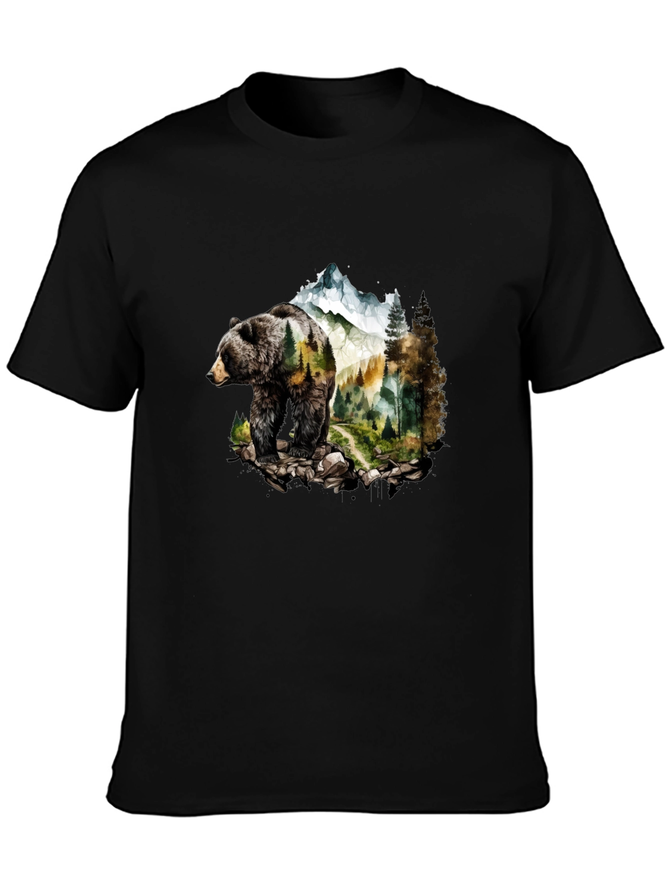Bear Mountain Graphic Tee - Nature Inspired Design