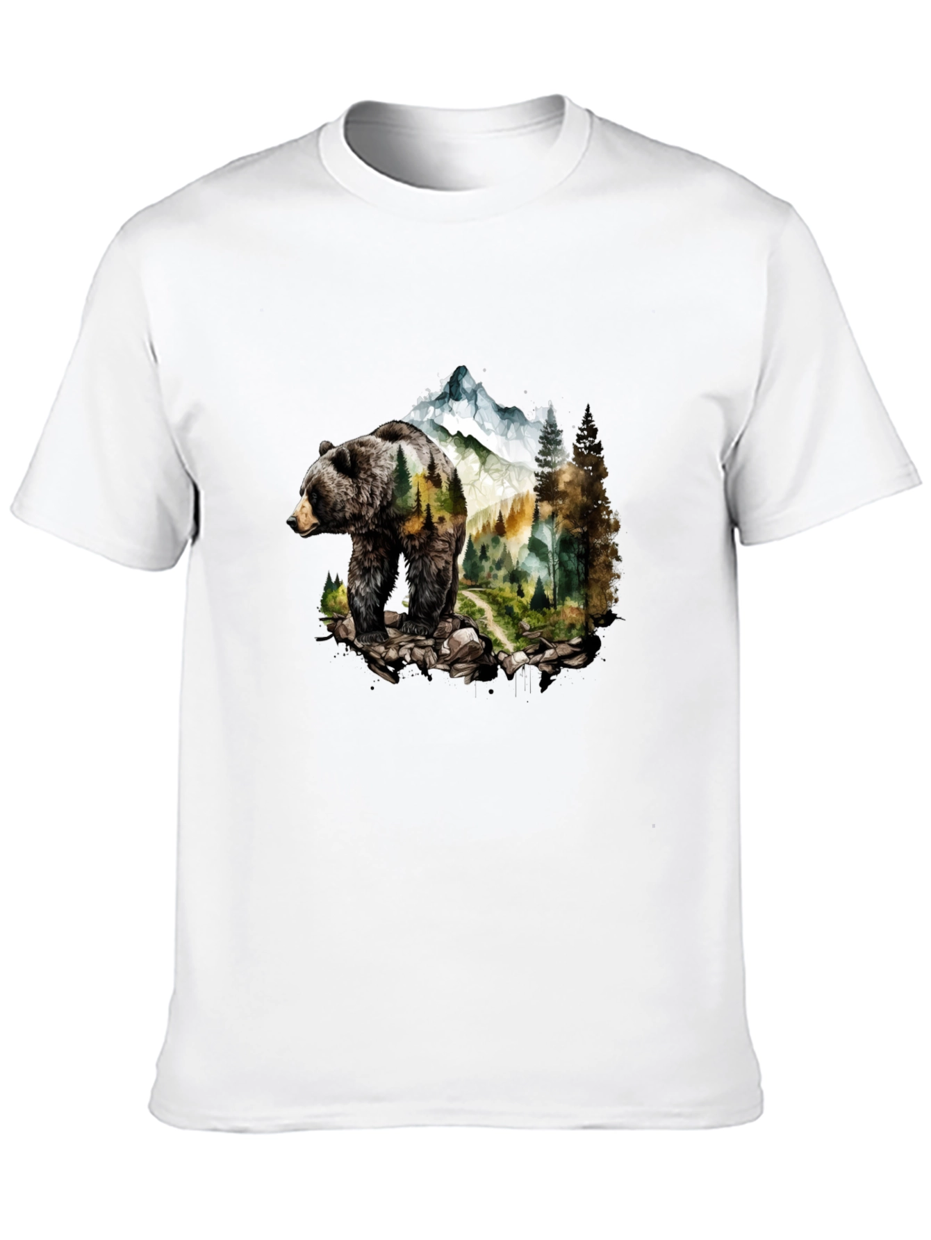Bear Mountain Graphic Tee - Nature Inspired Design