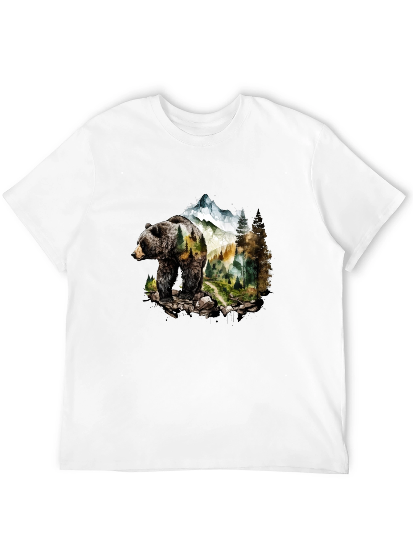 Bear Mountain Graphic Tee - Nature Inspired Design