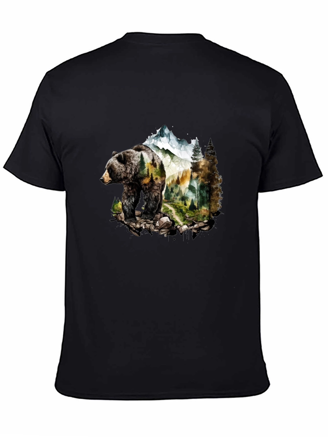 Bear Mountain Graphic Tee - Nature Inspired Design