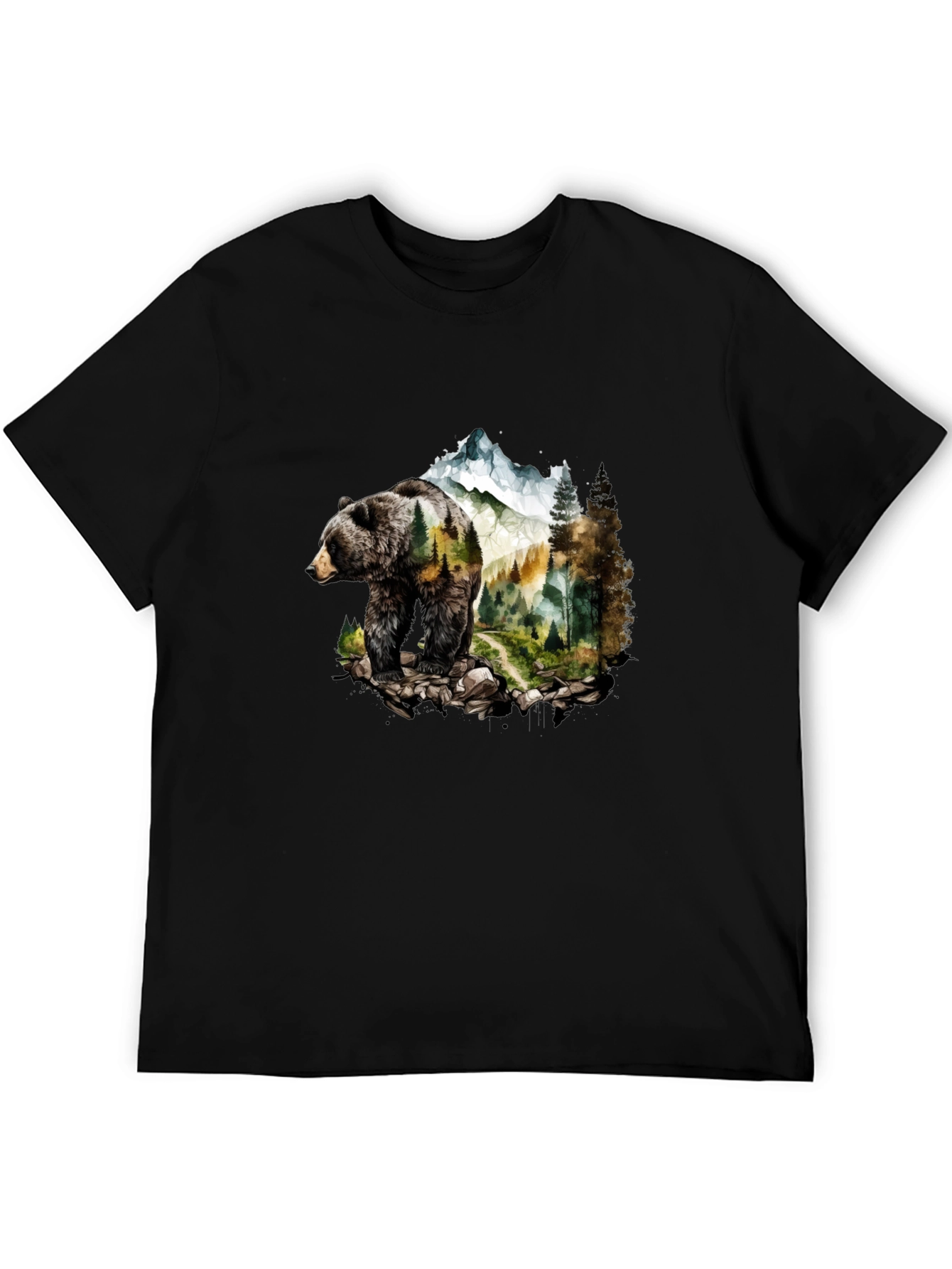 Bear Mountain Graphic Tee - Nature Inspired Design