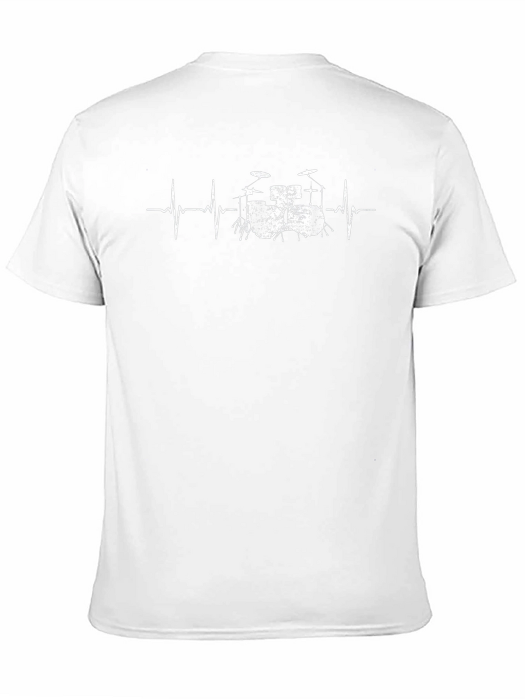 Drumbeat Heartbeat T-Shirt - Music Lover Tee