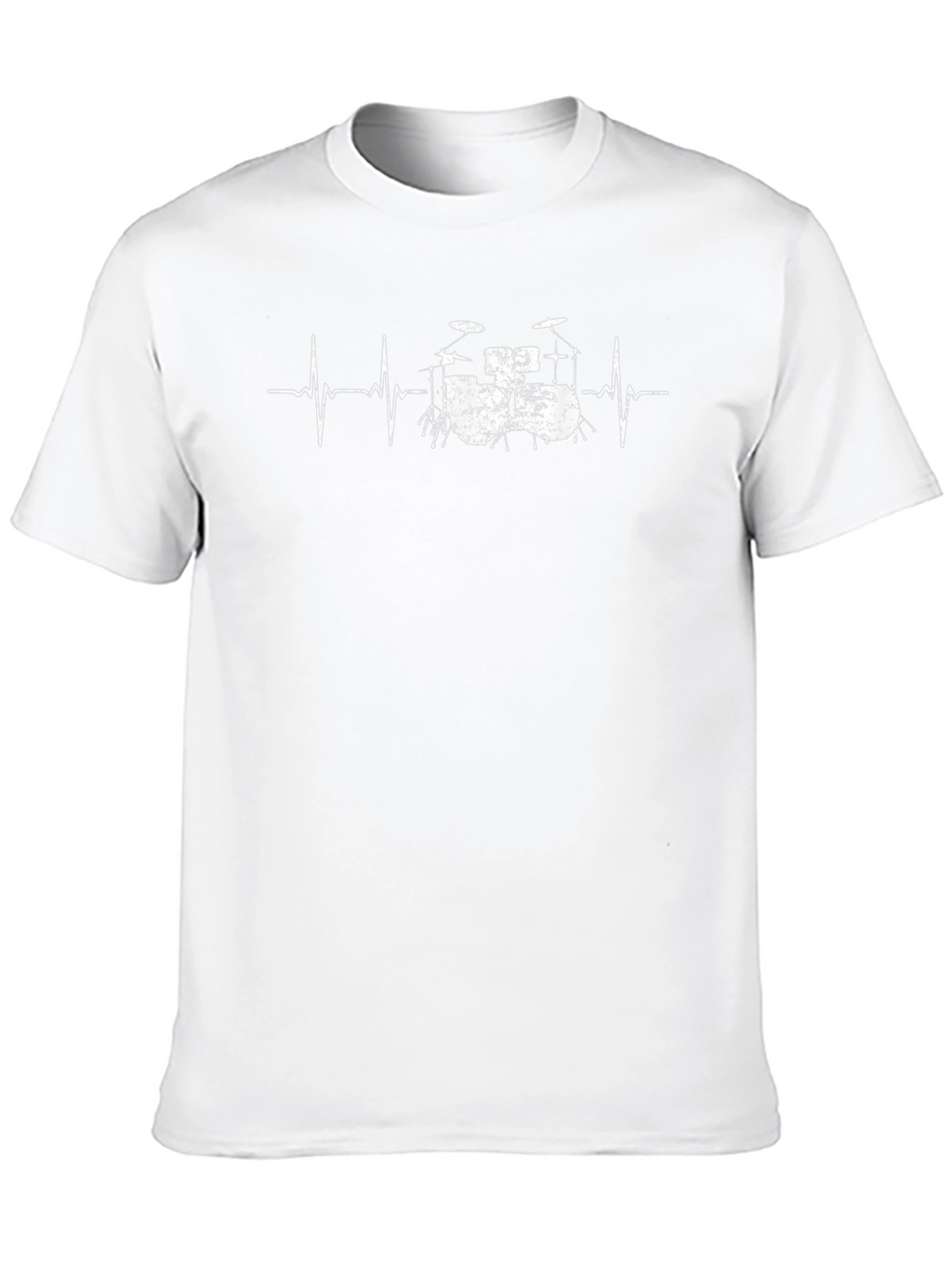 Drumbeat Heartbeat T-Shirt - Music Lover Tee