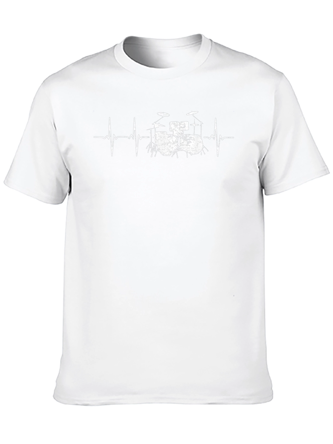 Drumbeat Heartbeat T-Shirt - Music Lover Tee