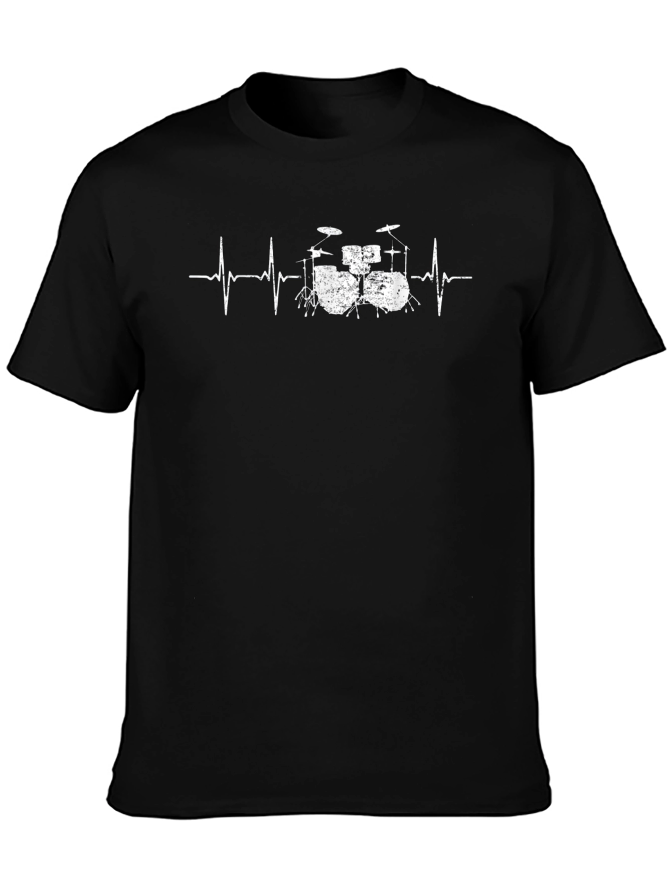 Drumbeat Heartbeat T-Shirt - Music Lover Tee