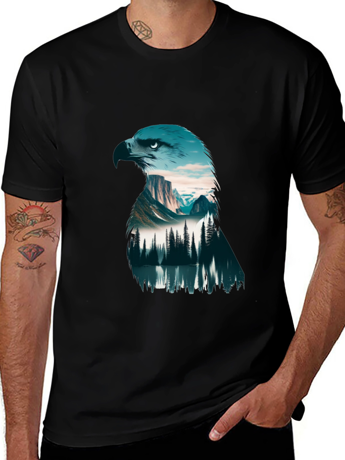 Eagle Mountain Graphic Tee - Nature Inspired Design