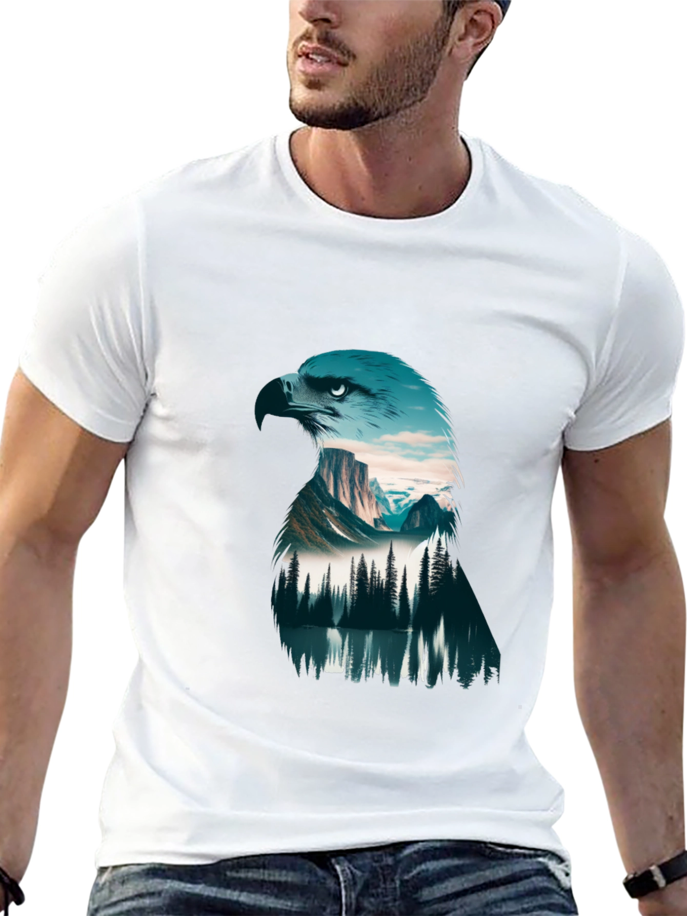 Eagle Mountain Graphic Tee - Nature Inspired Design