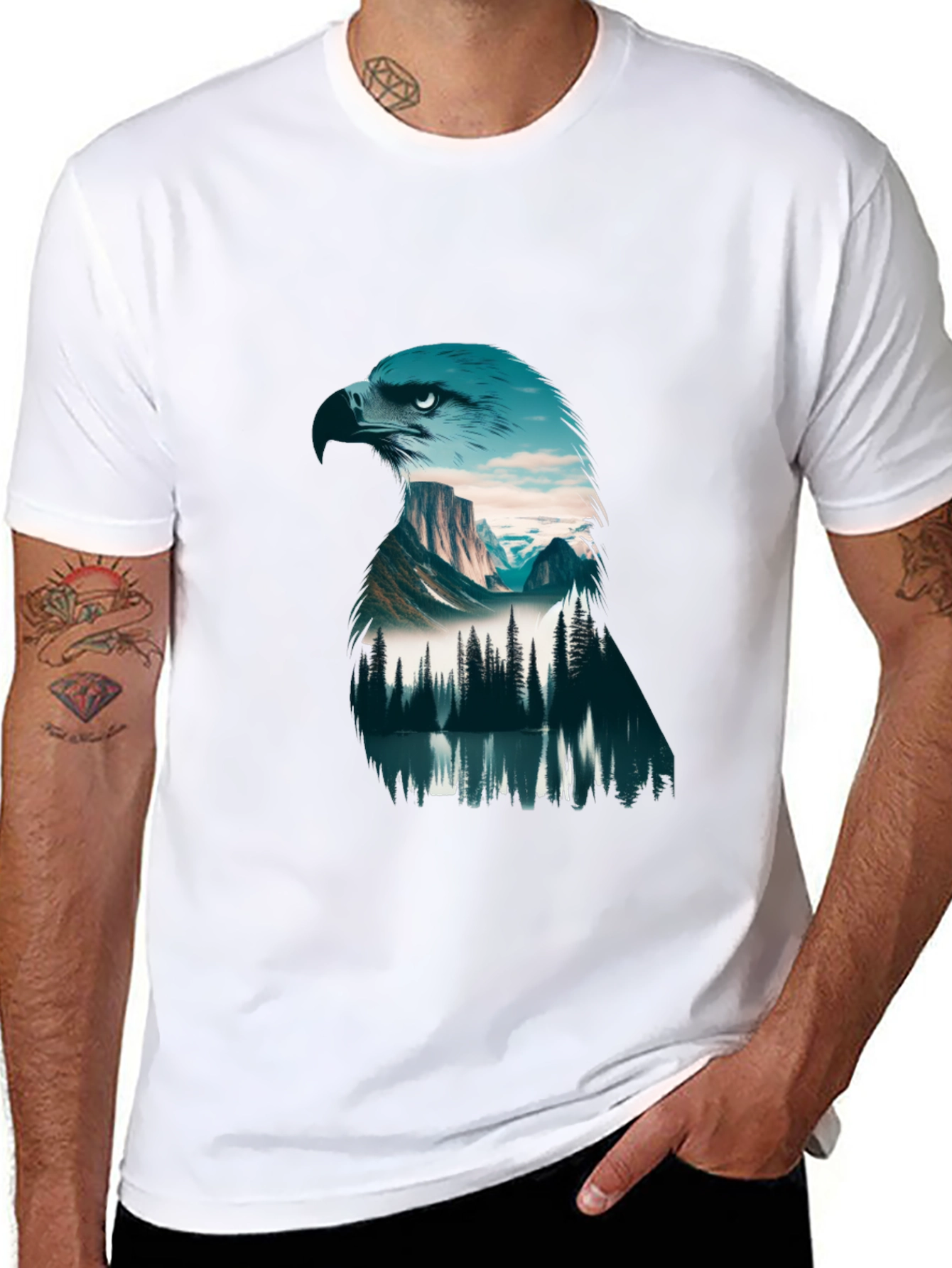 Eagle Mountain Graphic Tee - Nature Inspired Design