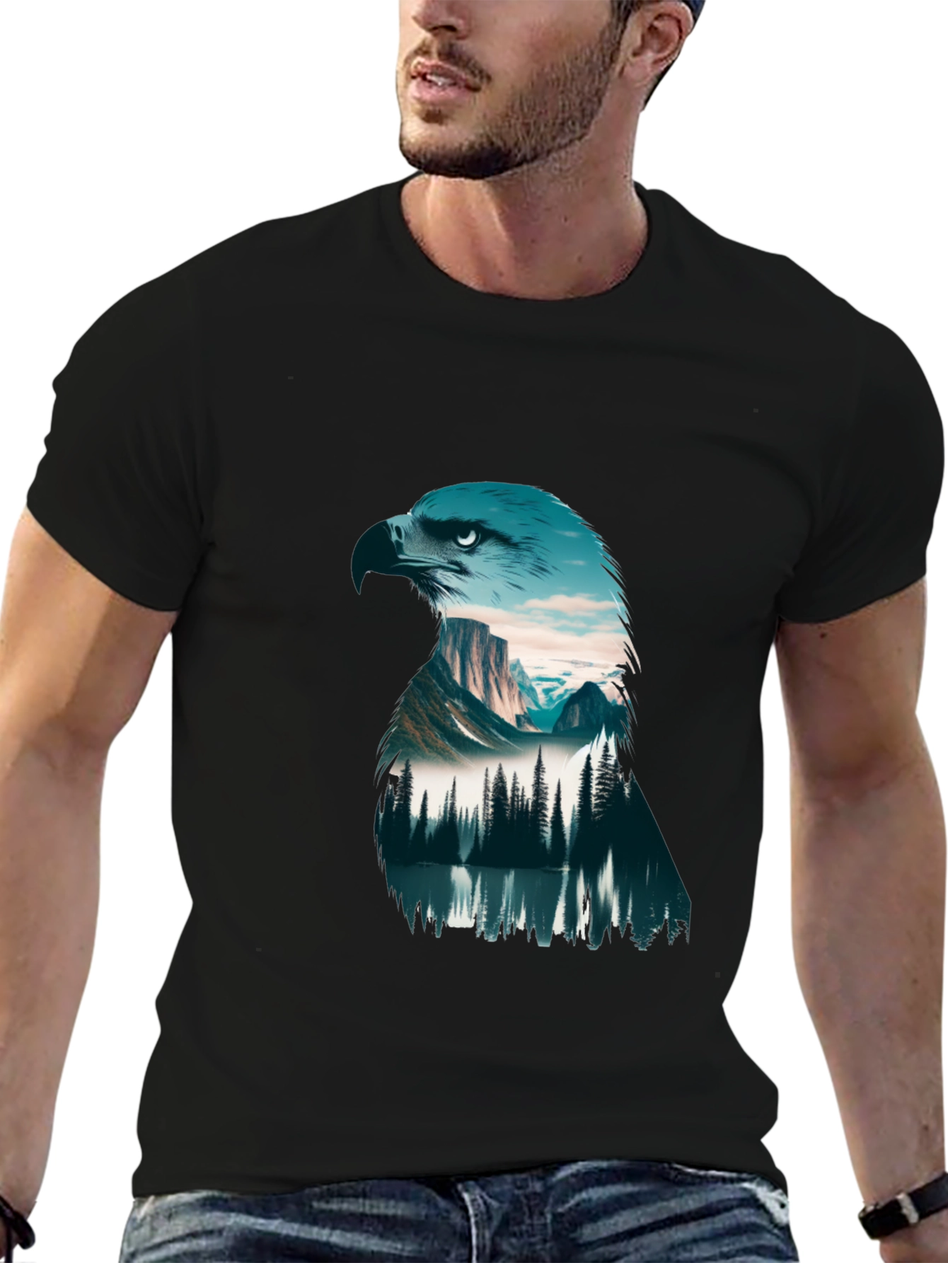 Eagle Mountain Graphic Tee - Nature Inspired Design