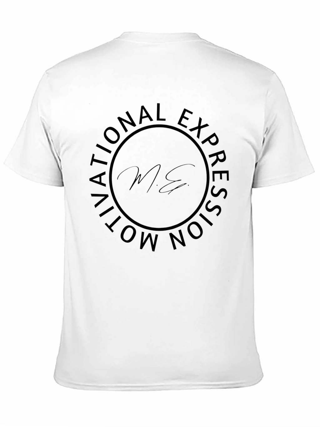 Motivational Expression Black Graphic T-Shirt