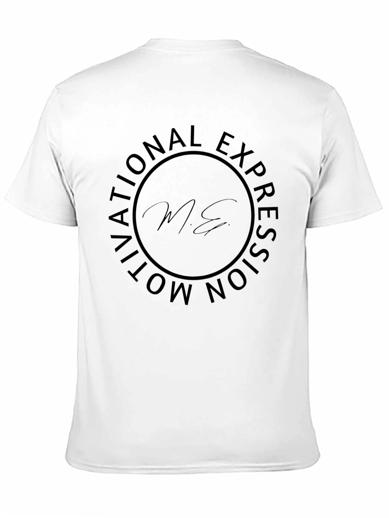Motivational Expression Black Graphic T-Shirt