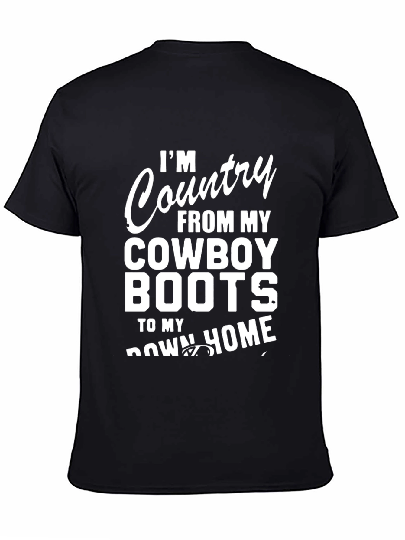 Country Cowboy Boots T-Shirt