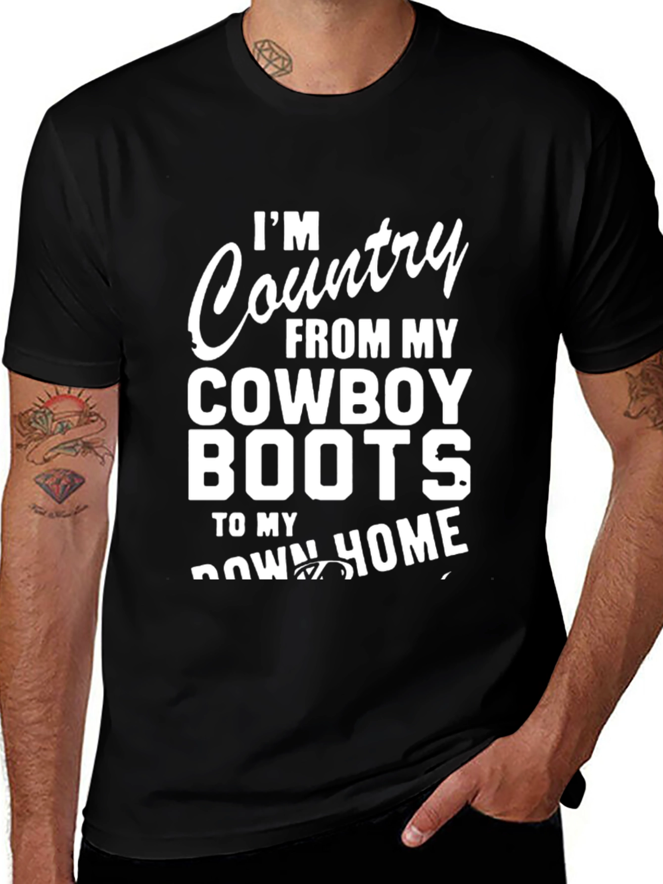 Country Cowboy Boots T-Shirt