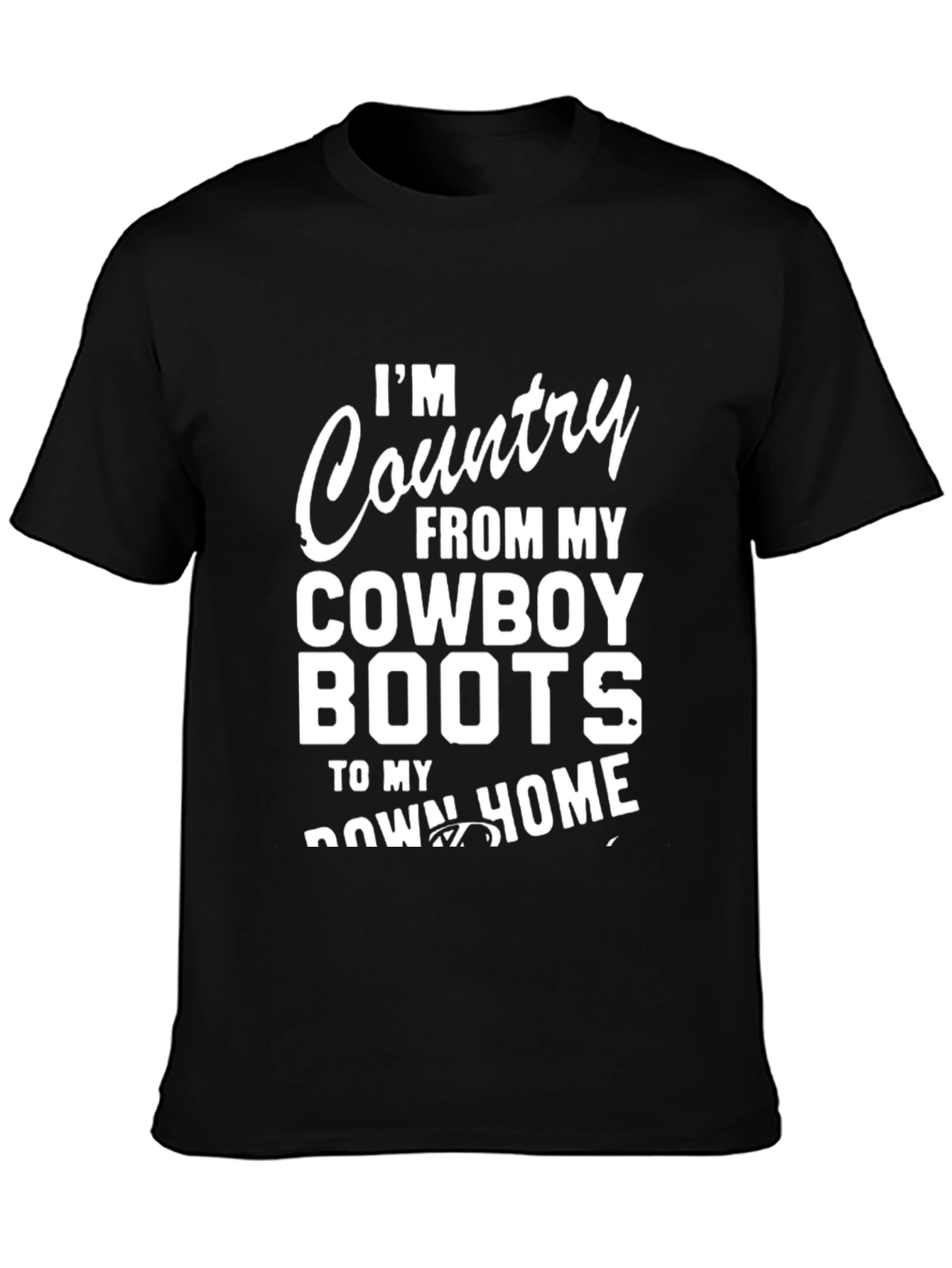 Country Cowboy Boots T-Shirt