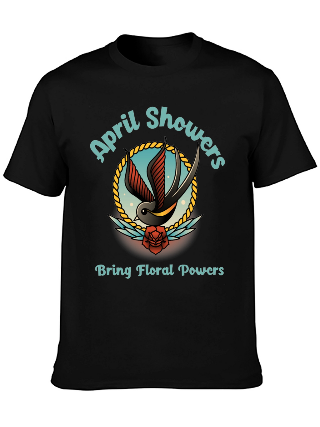 April Showers Floral Powers Graphic T-Shirt
