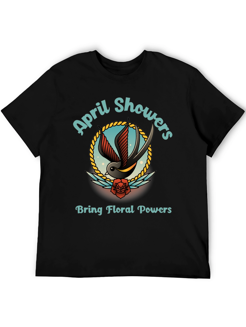 April Showers Floral Powers Graphic T-Shirt