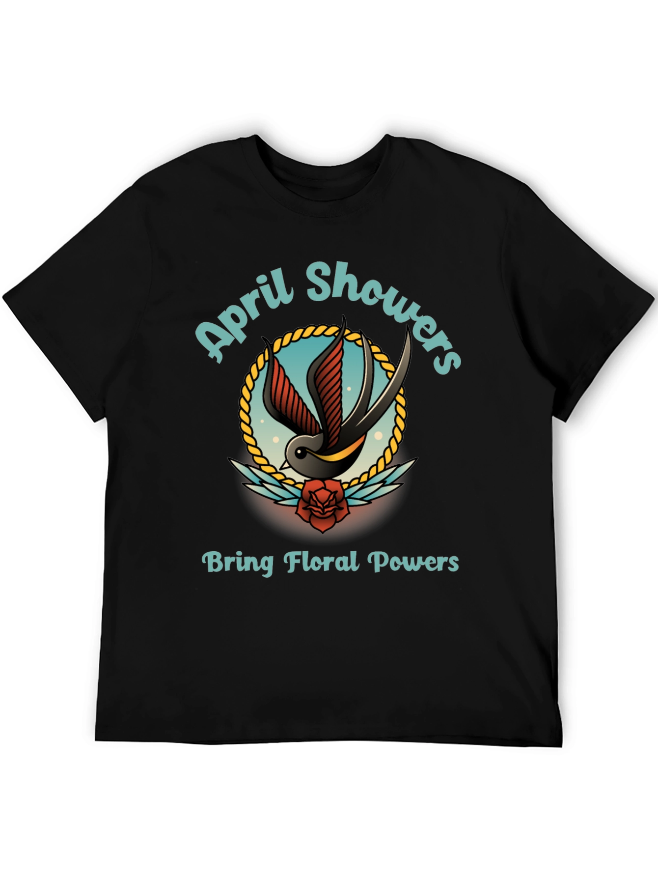 April Showers Floral Powers Graphic T-Shirt