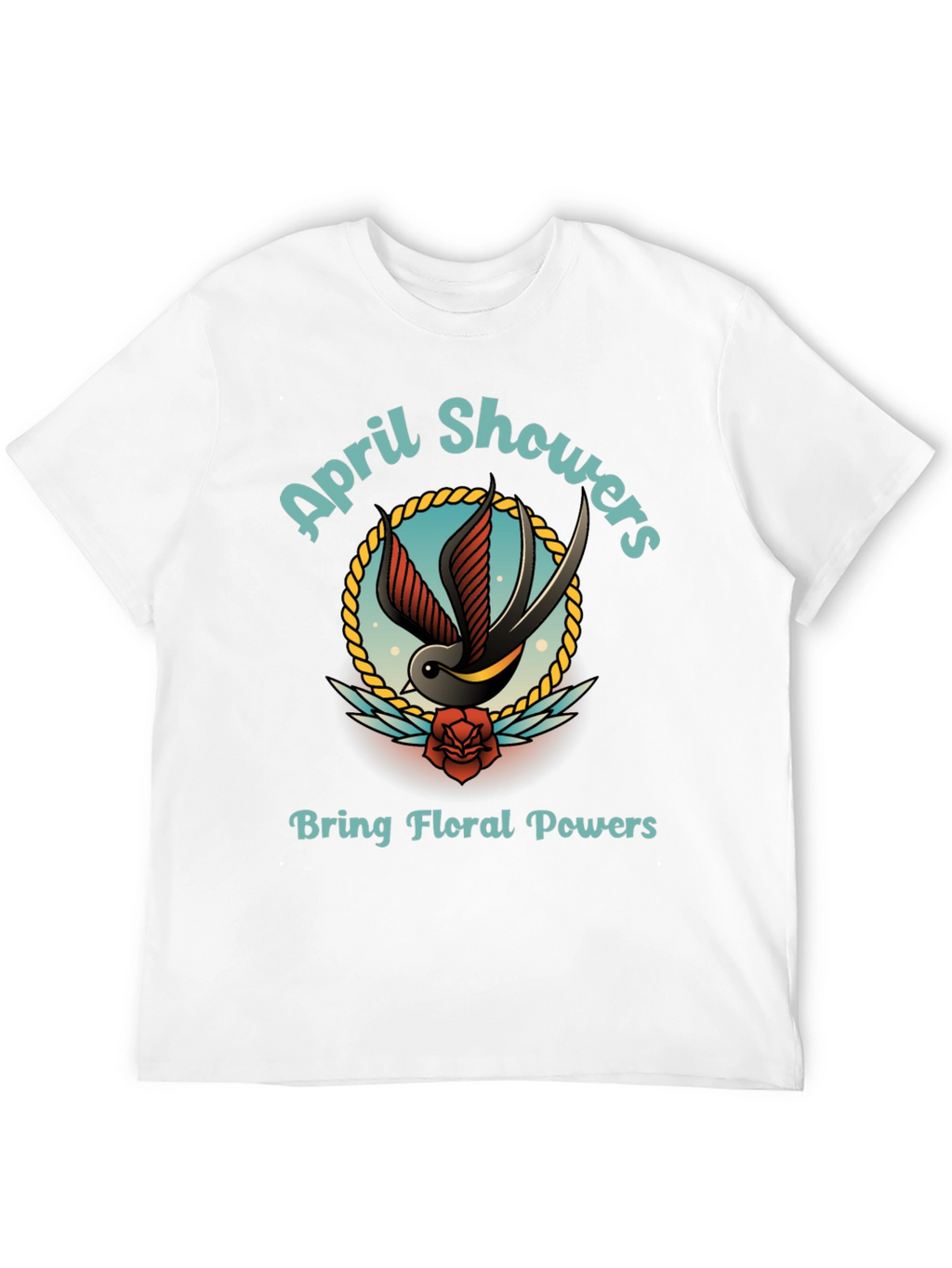 April Showers Floral Powers Graphic T-Shirt