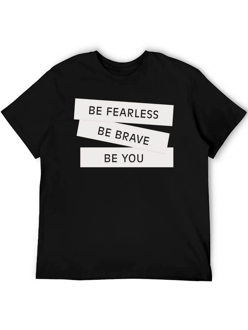 Be Fearless Graphic Tee - Black T-Shirt